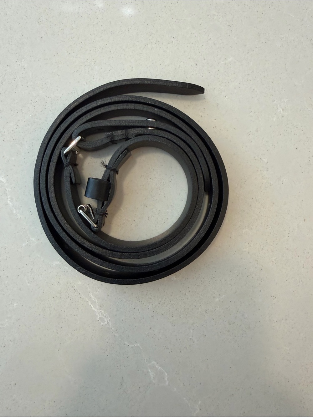 Burberry Skinny Black Belt